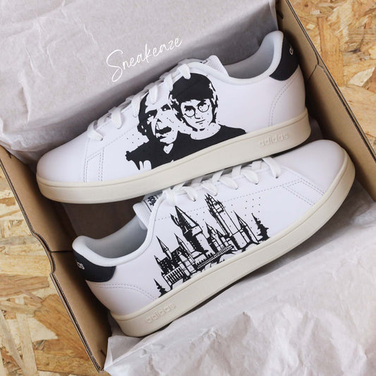 nike air force 1 custom harry potter sorcier poudlard sneakers af1 sneakeaze