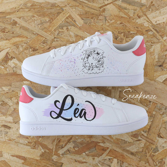 Licorne prénom - Adidas Advantage custom