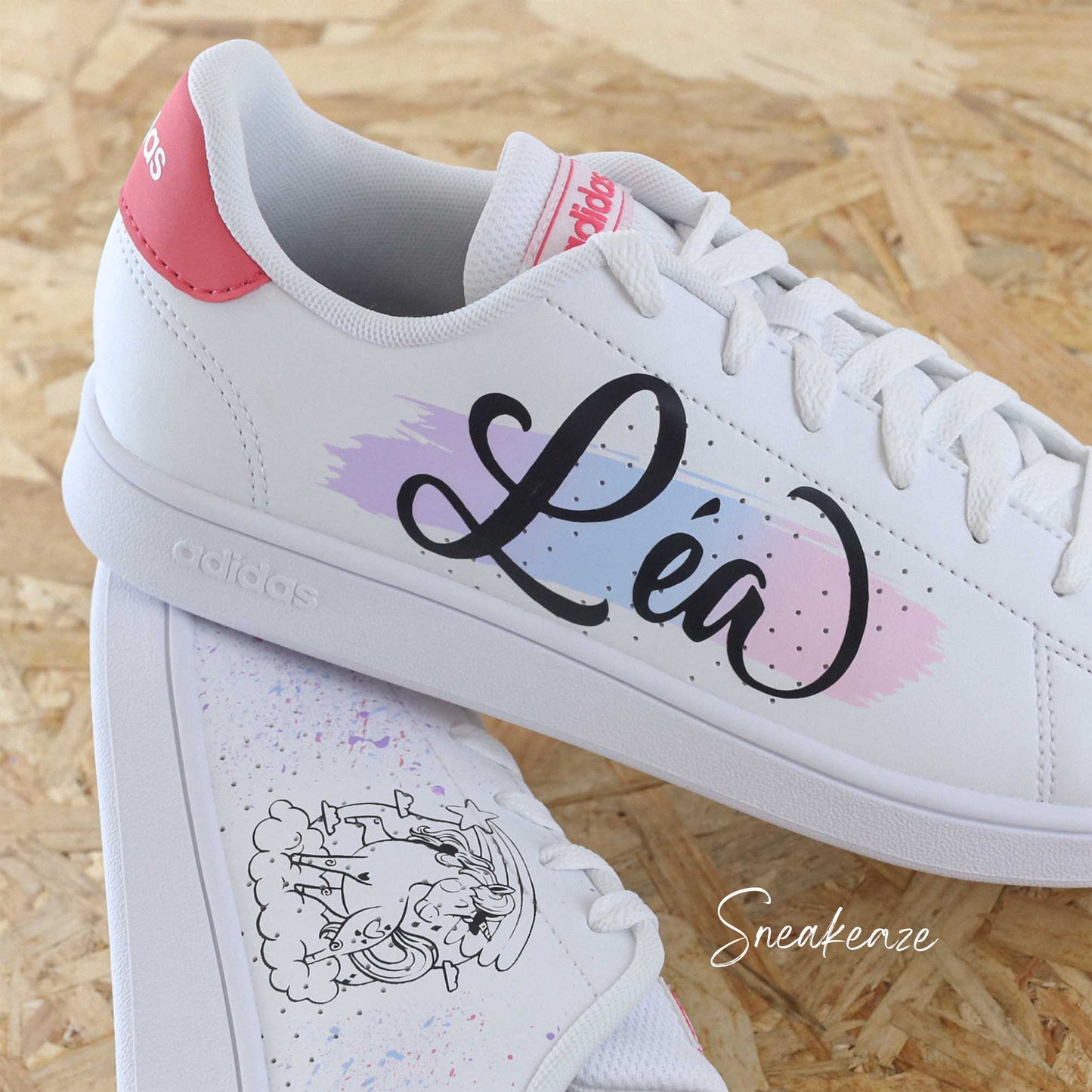 Licorne prénom - Adidas Advantage custom