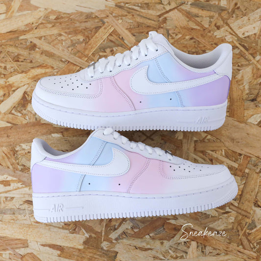 nike air force 1 custom licorne pastel sneakers af1 sneakeaze