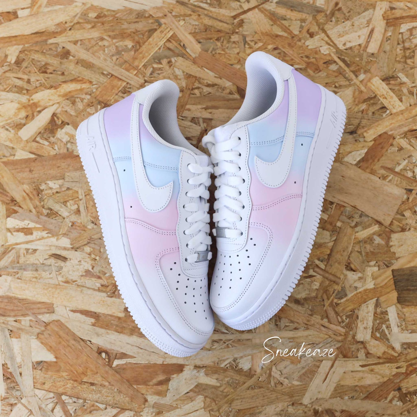 nike air force 1 custom licorne pastel sneakers af1 sneakeaze