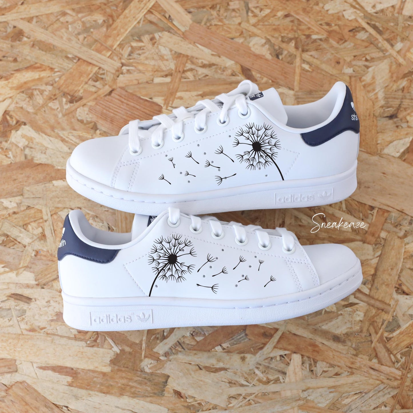 Pissenlit - Stan Smith custom - SNEAKEAZE CUSTOMS