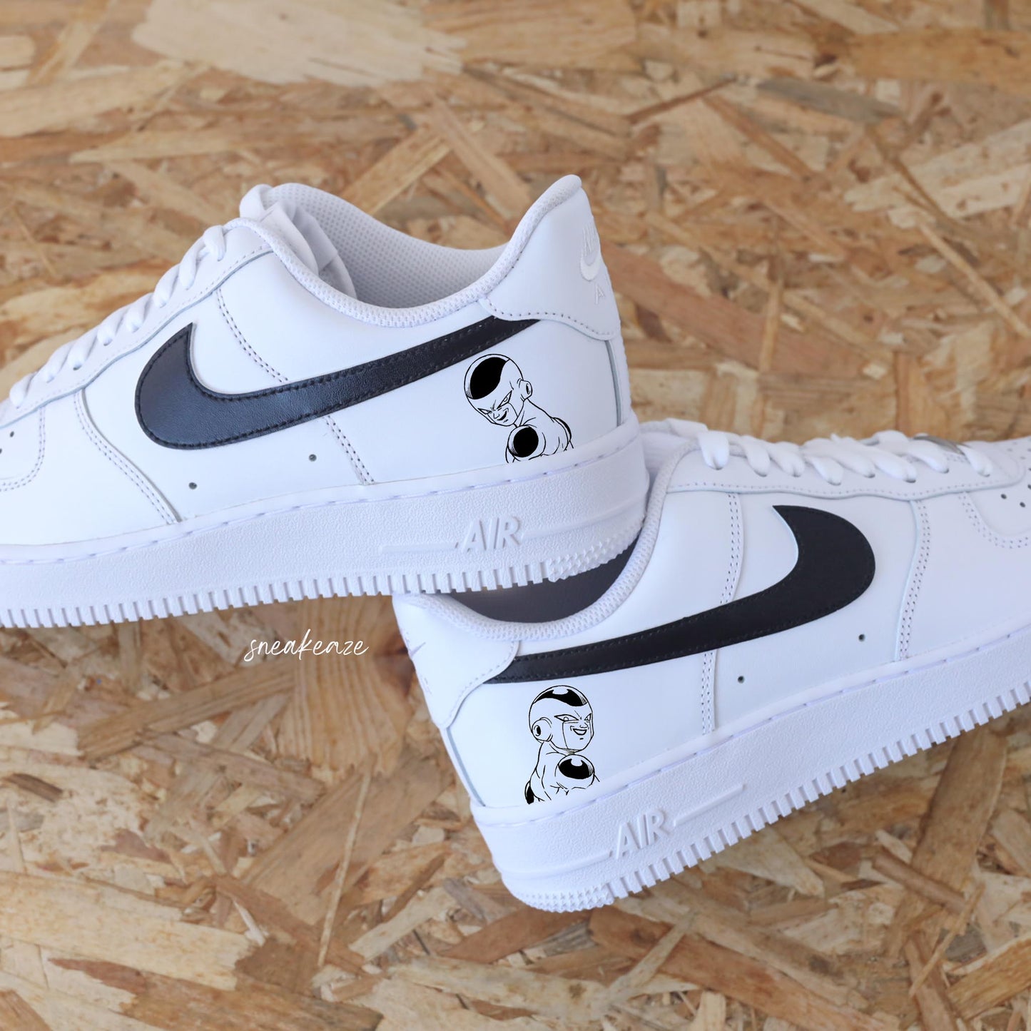 nike air force 1 custom dbz manga dragon ball z freezer af1 sneakers sneakeaze