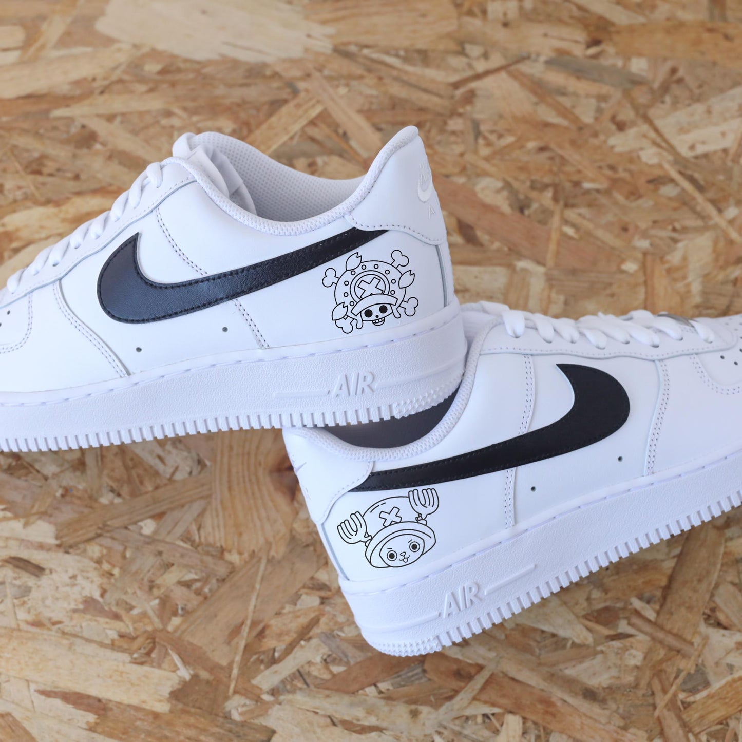 nike air force 1 custom - chopper manga one piece - Sneakeaze customs SKZ