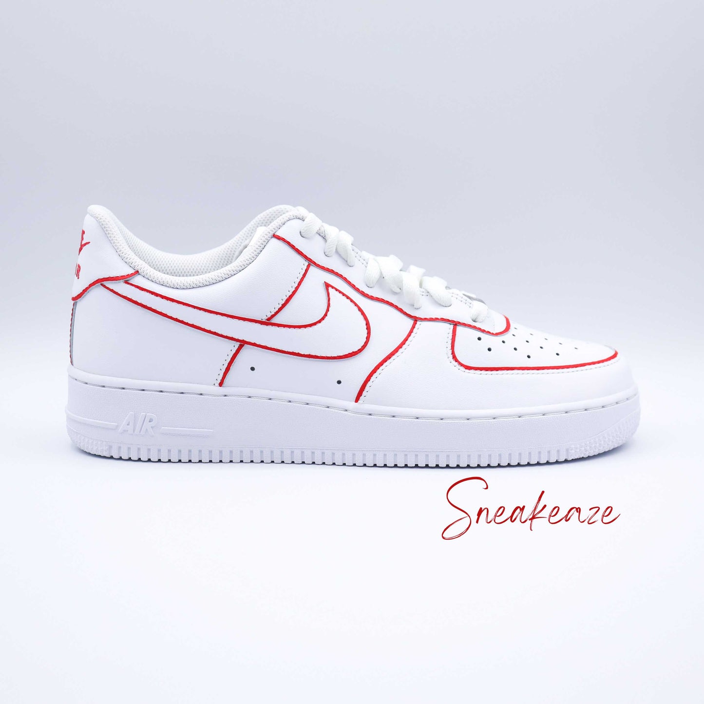 nike air force 1 custom lines outline sneakers af1 fashion sneakeaze