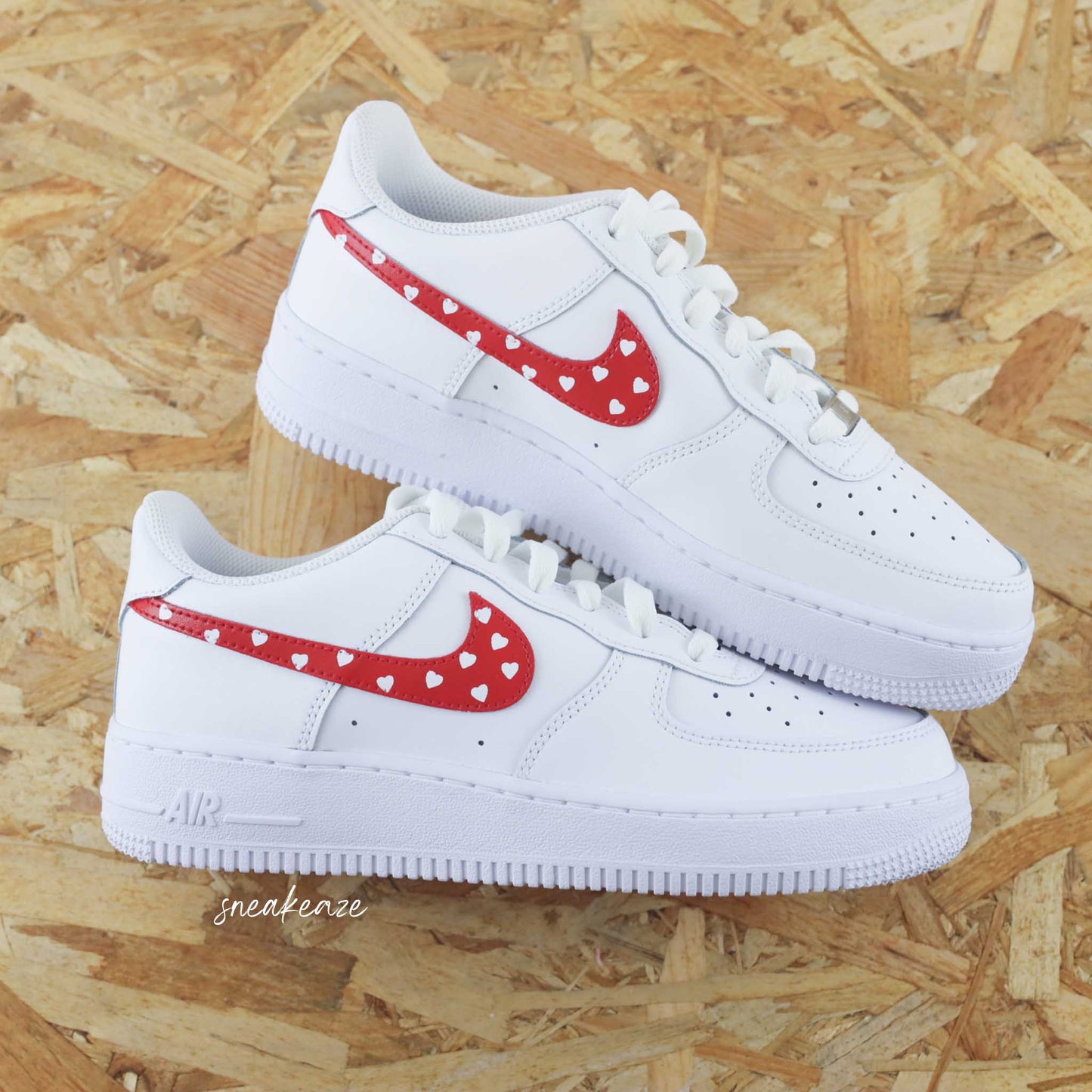 nike air force 1 custom beige coeurs heart st valentin sneakers pastel sneakeaze nike air force 1 custom beige coeurs heart st valentin sneakers pastel sneakeaze