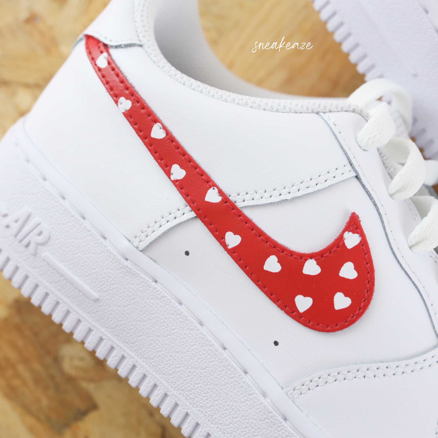nike air force 1 custom beige coeurs heart st valentin sneakers pastel sneakeaze nike air force 1 custom beige coeurs heart st valentin sneakers pastel sneakeaze