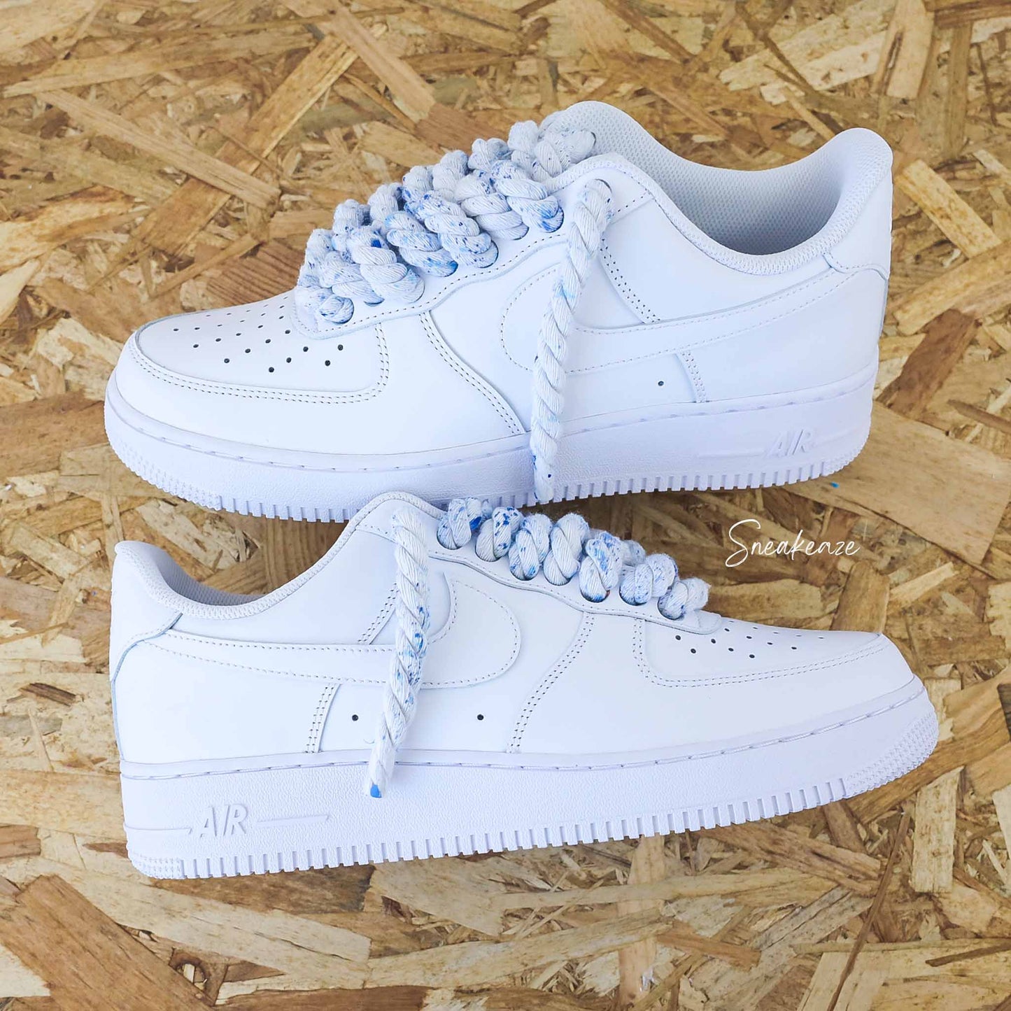 Rope Laces splash - Air Force 1 custom