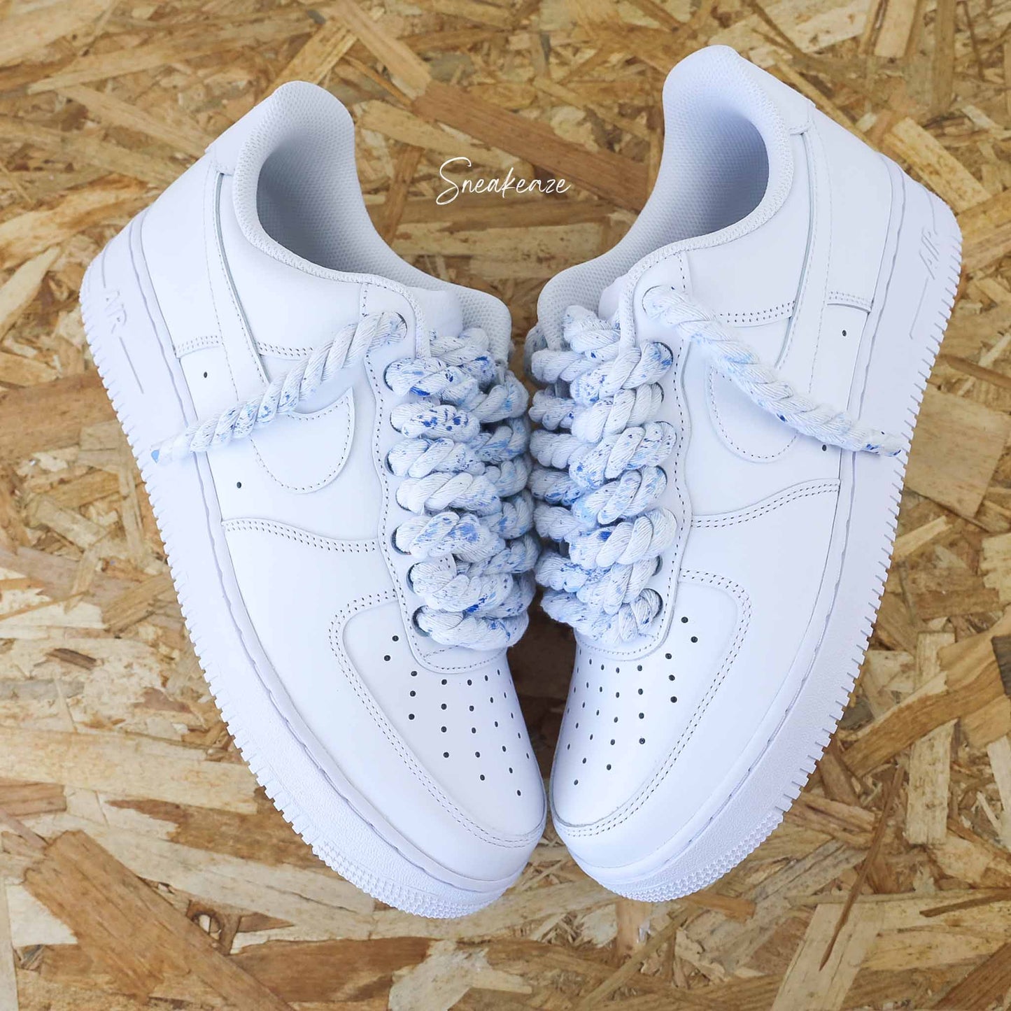 Rope Laces splash - Air Force 1 custom