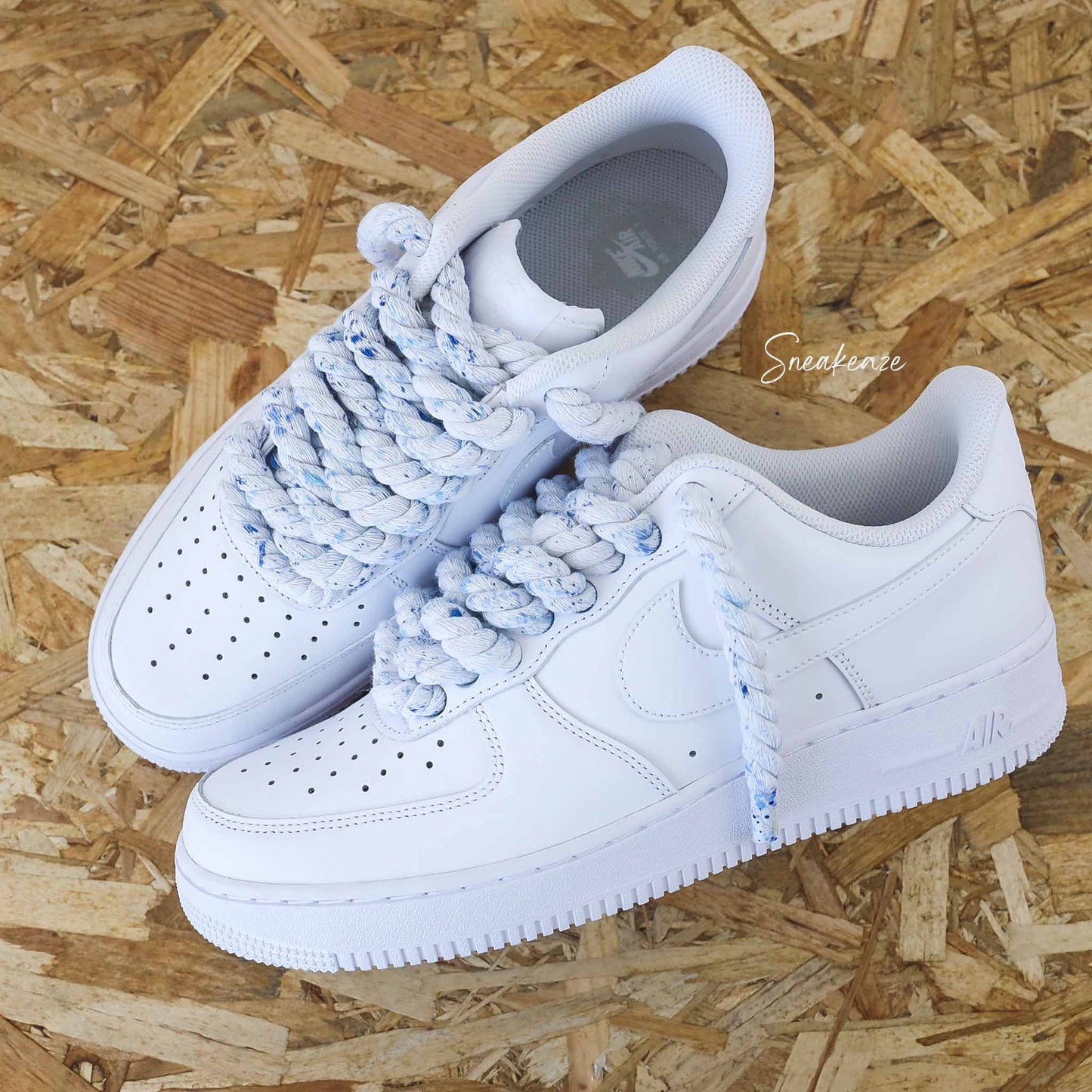 Rope Laces splash - Air Force 1 custom