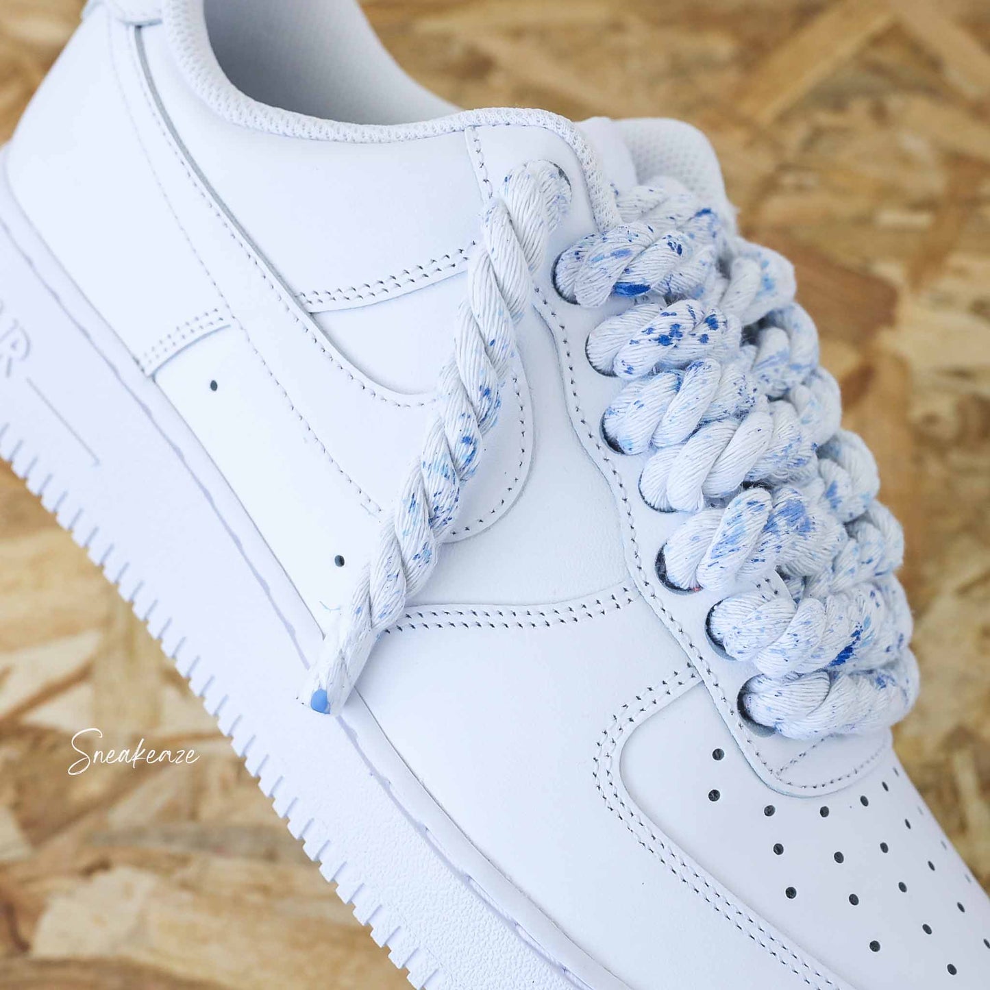 Rope Laces splash - Air Force 1 custom