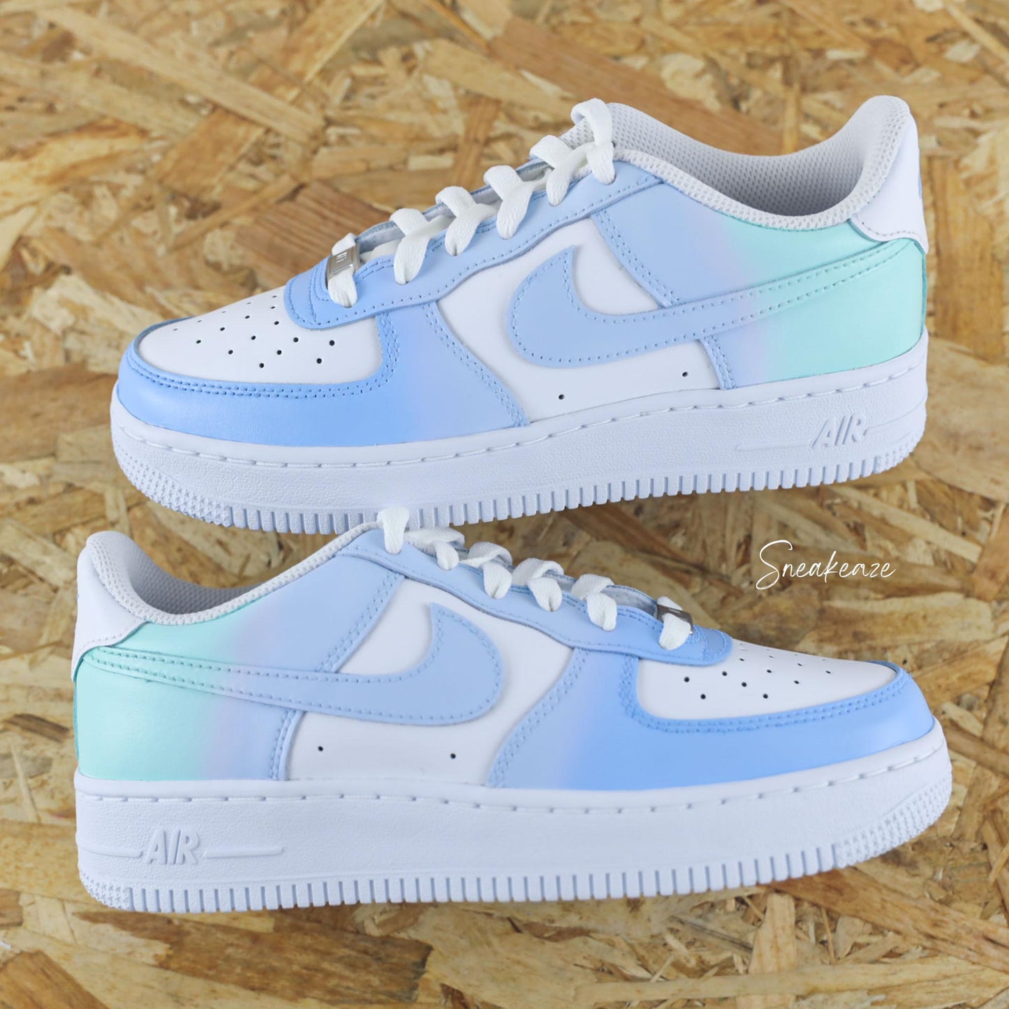 Dégradé pastel - Air Force 1 custom