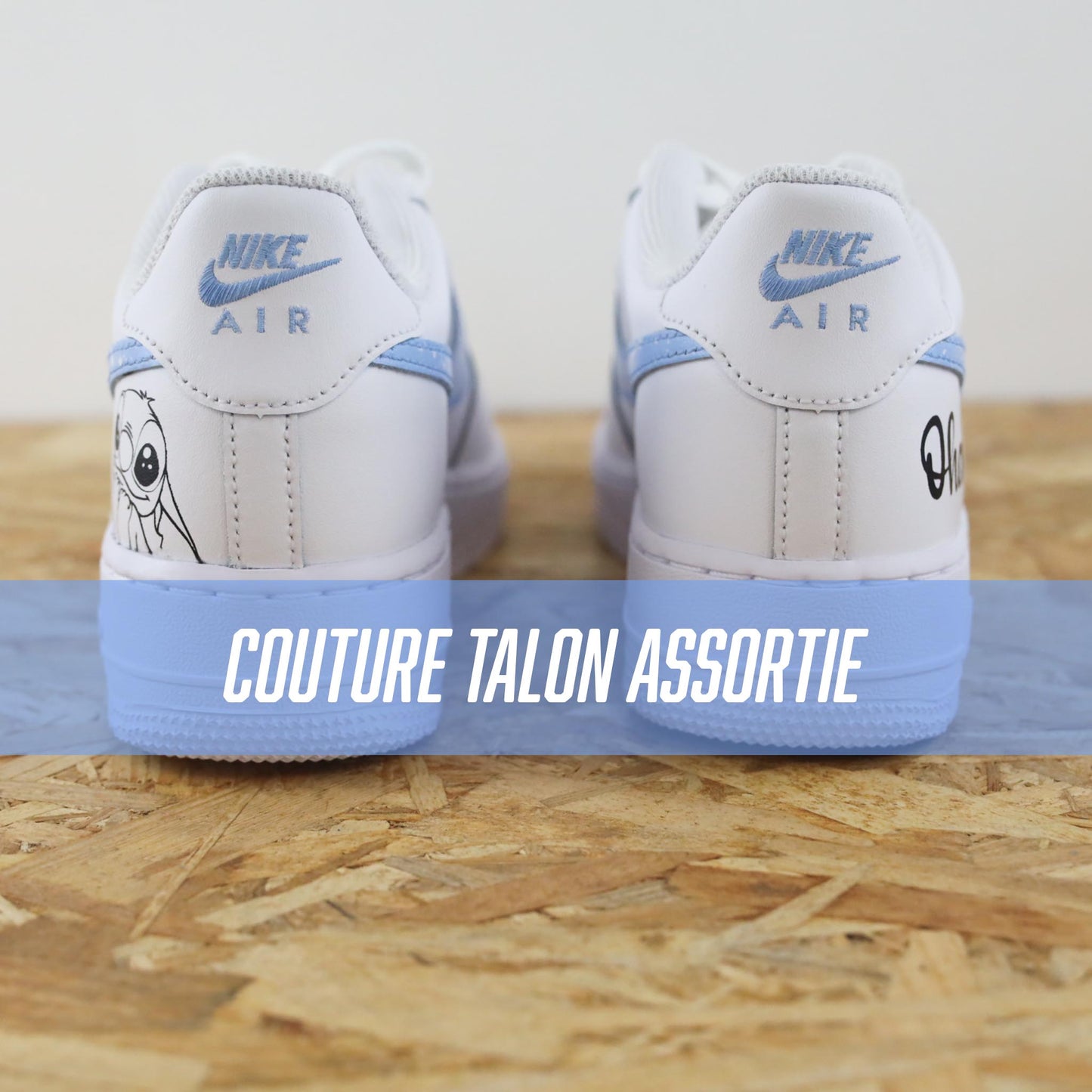 Stitch prénom - Air Force 1 custom