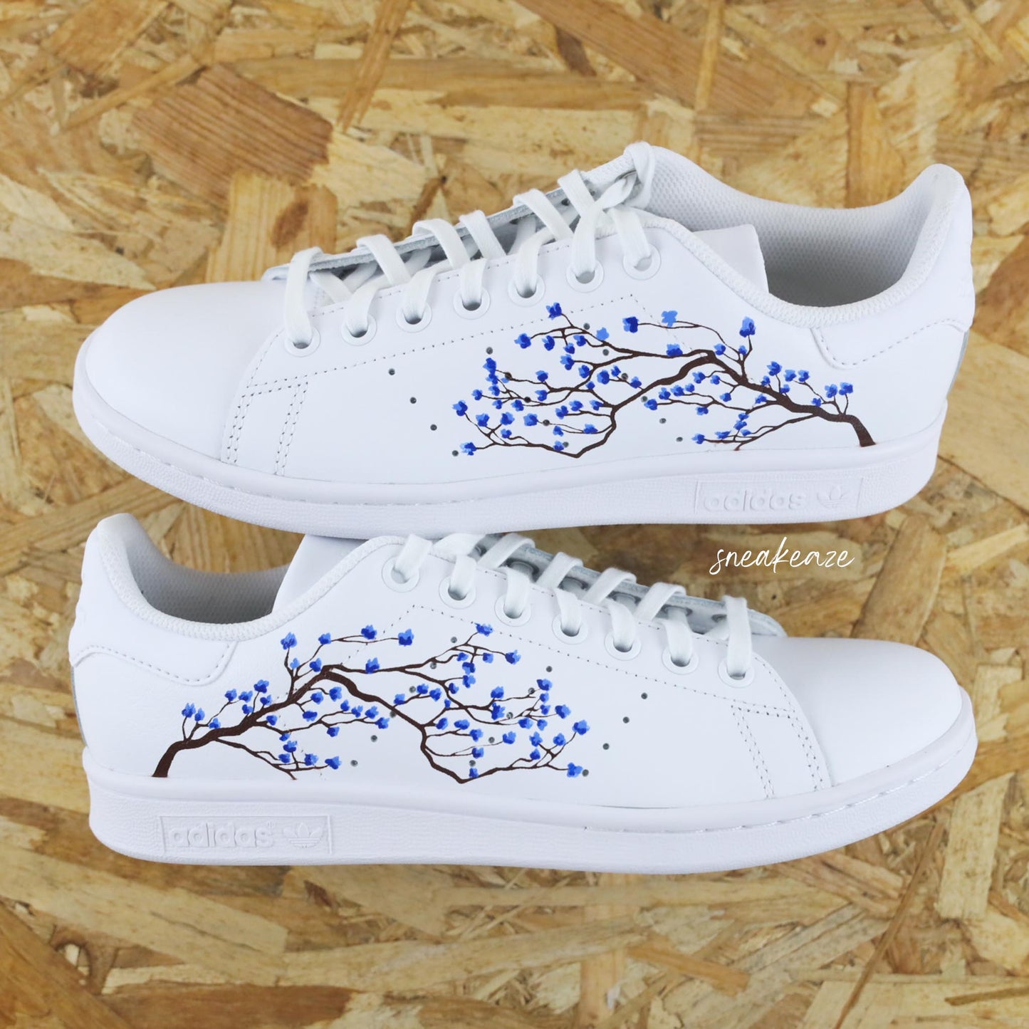 Sakura Cherry Blossom (couleur au choix) - Stan Smith custom - SNEAKEAZE CUSTOMS