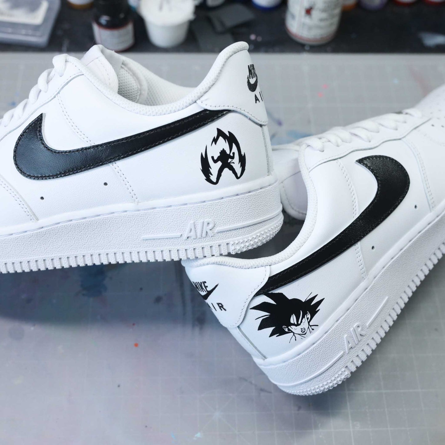 nike air force 1 custom dbz manga dragon ball z san goku af1 sneakers sneakeaze