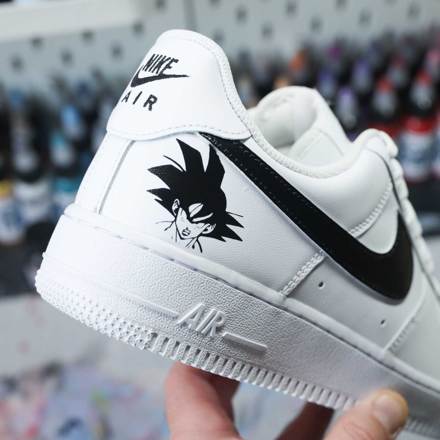 nike air force 1 custom dbz manga dragon ball z san goku af1 sneakers sneakeaze