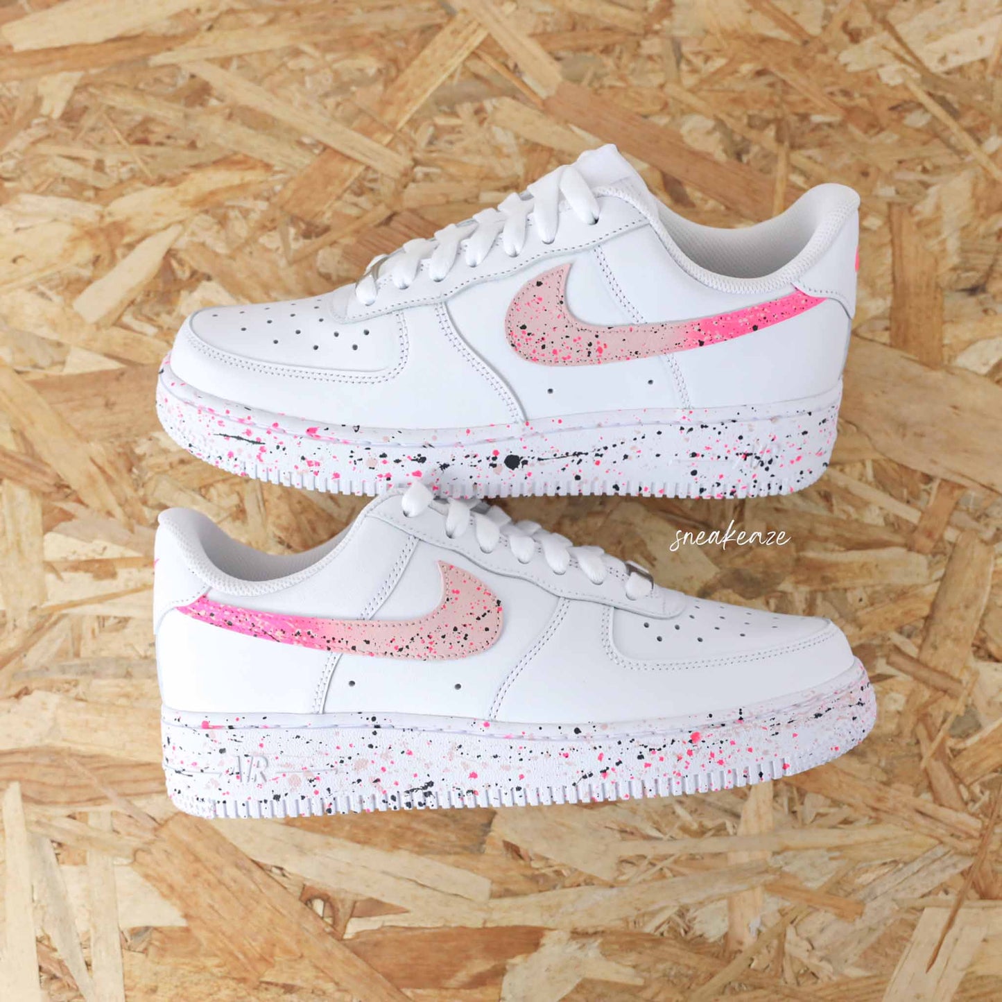 Splash dégradé - Air Force 1 custom - SNEAKEAZE CUSTOMS