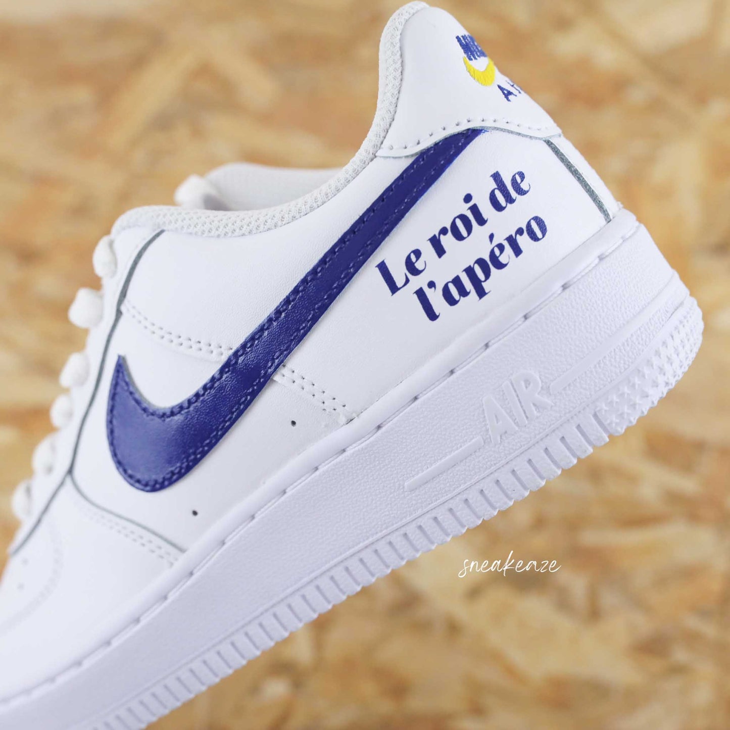 nike air force 1 custom ricard pastis apéro af1 soleil provence sud sneakers sneakeaze