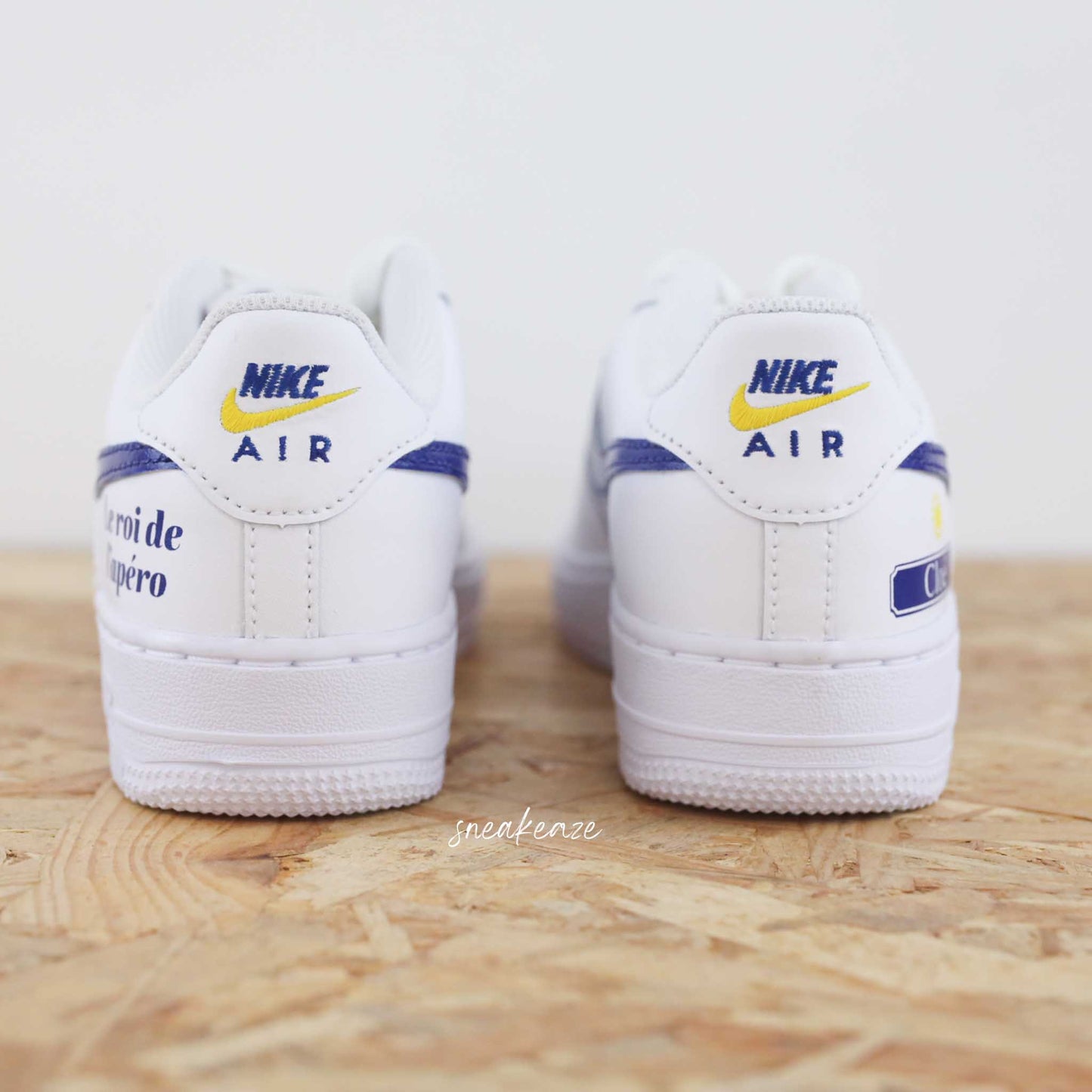 nike air force 1 custom ricard pastis apéro af1 soleil provence sud sneakers sneakeaze