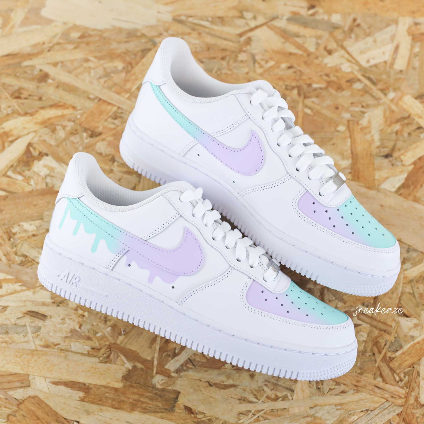 Pastel Drip - Air Force 1 custom