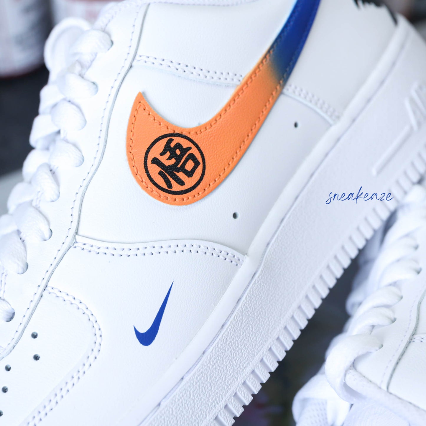 nike air force 1 custom dbz manga dragon ball z goku af1 sneakers sneakeaze