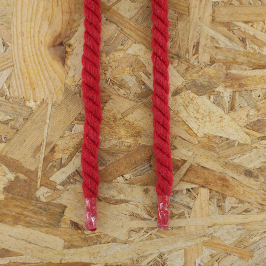 Lacets pour modèle nike air force 1 custom Rope Laces - gros lacets corde couleur rouge