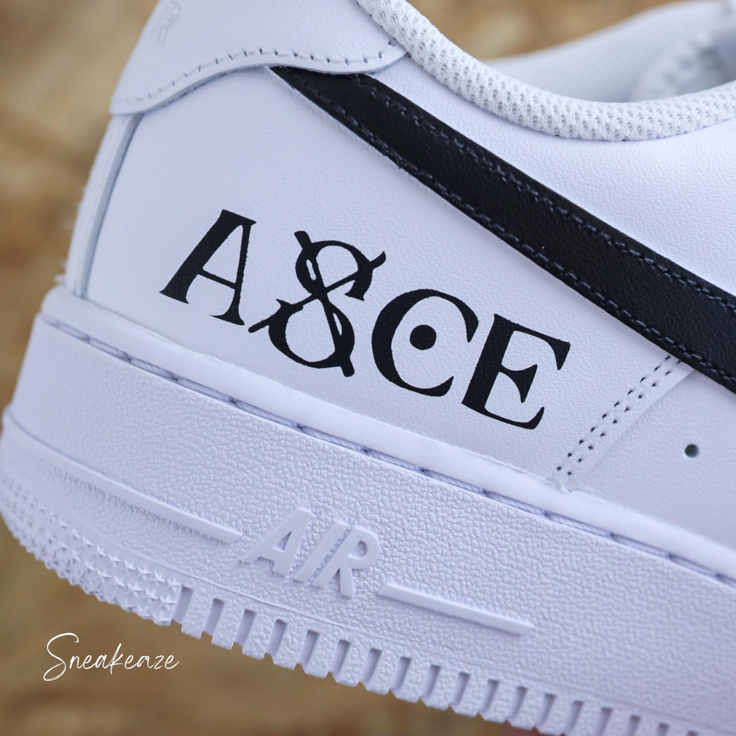 nike air force 1 custom - asce manga one piece - Sneakeaze customs SKZ