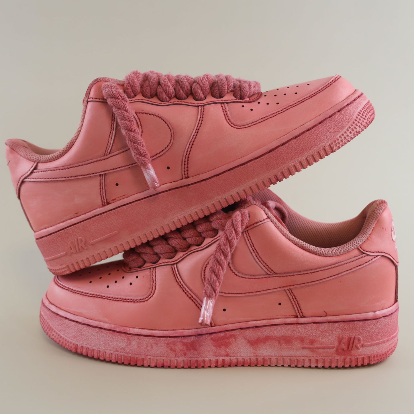 Red Rope Laces - Air Force 1 custom