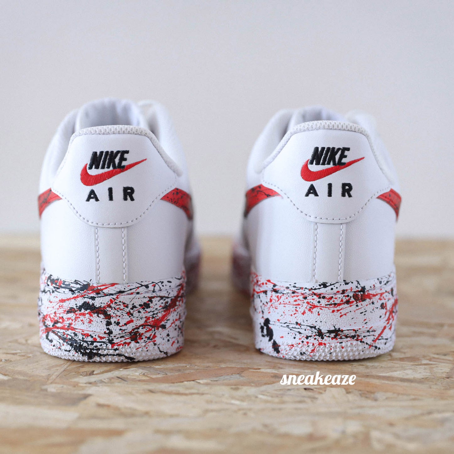 Chicago Bulls - Air Force 1 custom - SNEAKEAZE CUSTOMS