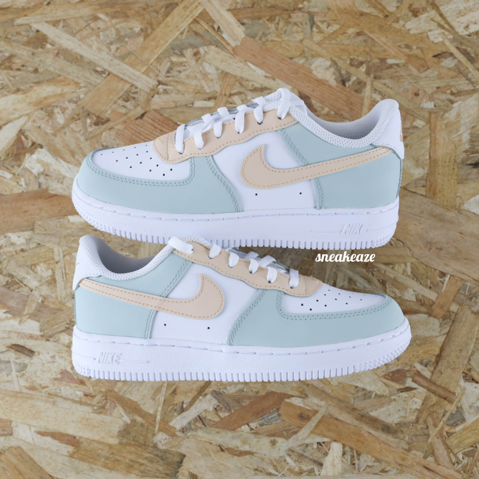 Air force 1 sage enfant on sale