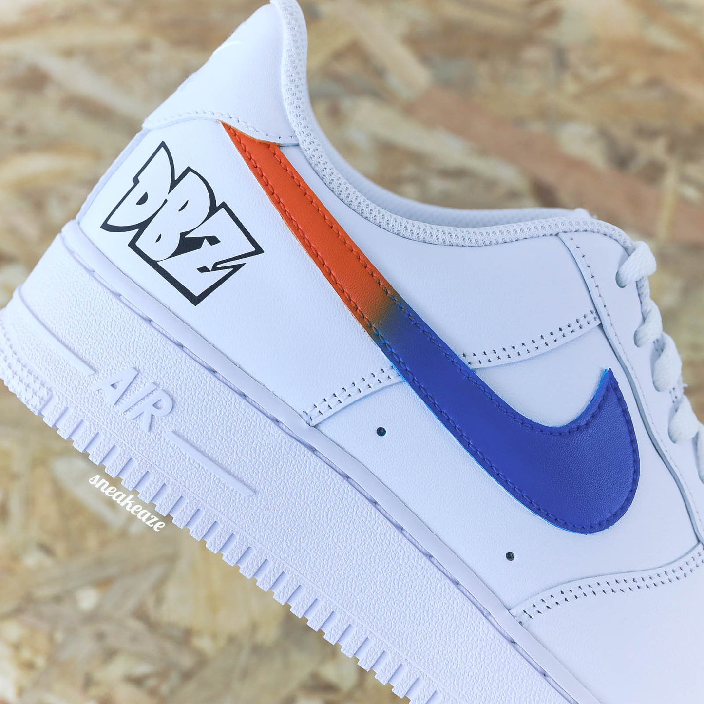 nike air force 1 custom dbz manga dragon ball z goku af1 sneakers sneakeaze