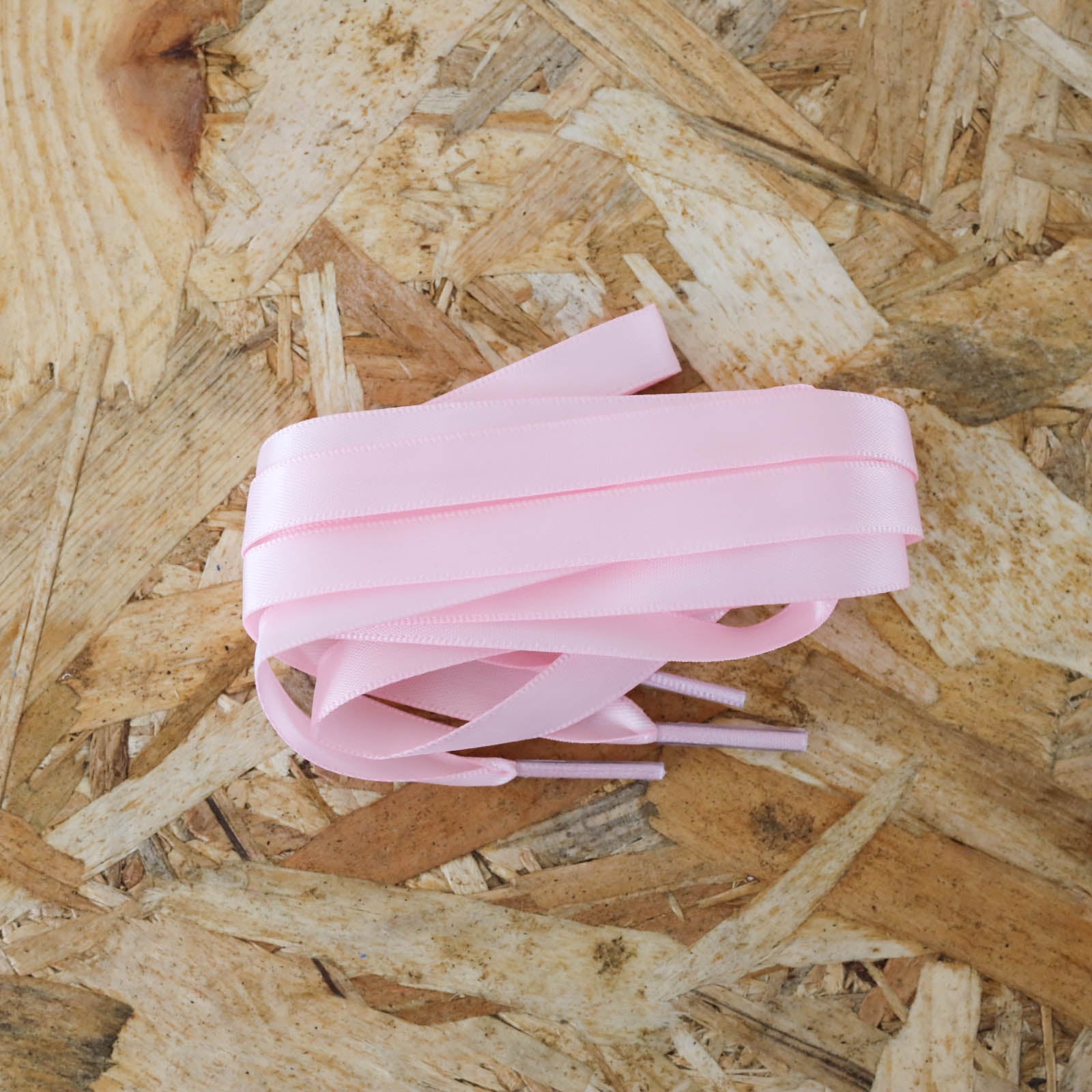 Lacets Ruban - Rose clair sneakeaze custom