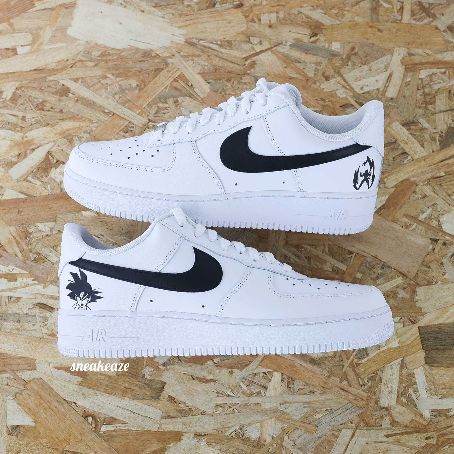 nike air force 1 custom dbz manga dragon ball z san goku af1 sneakers sneakeaze