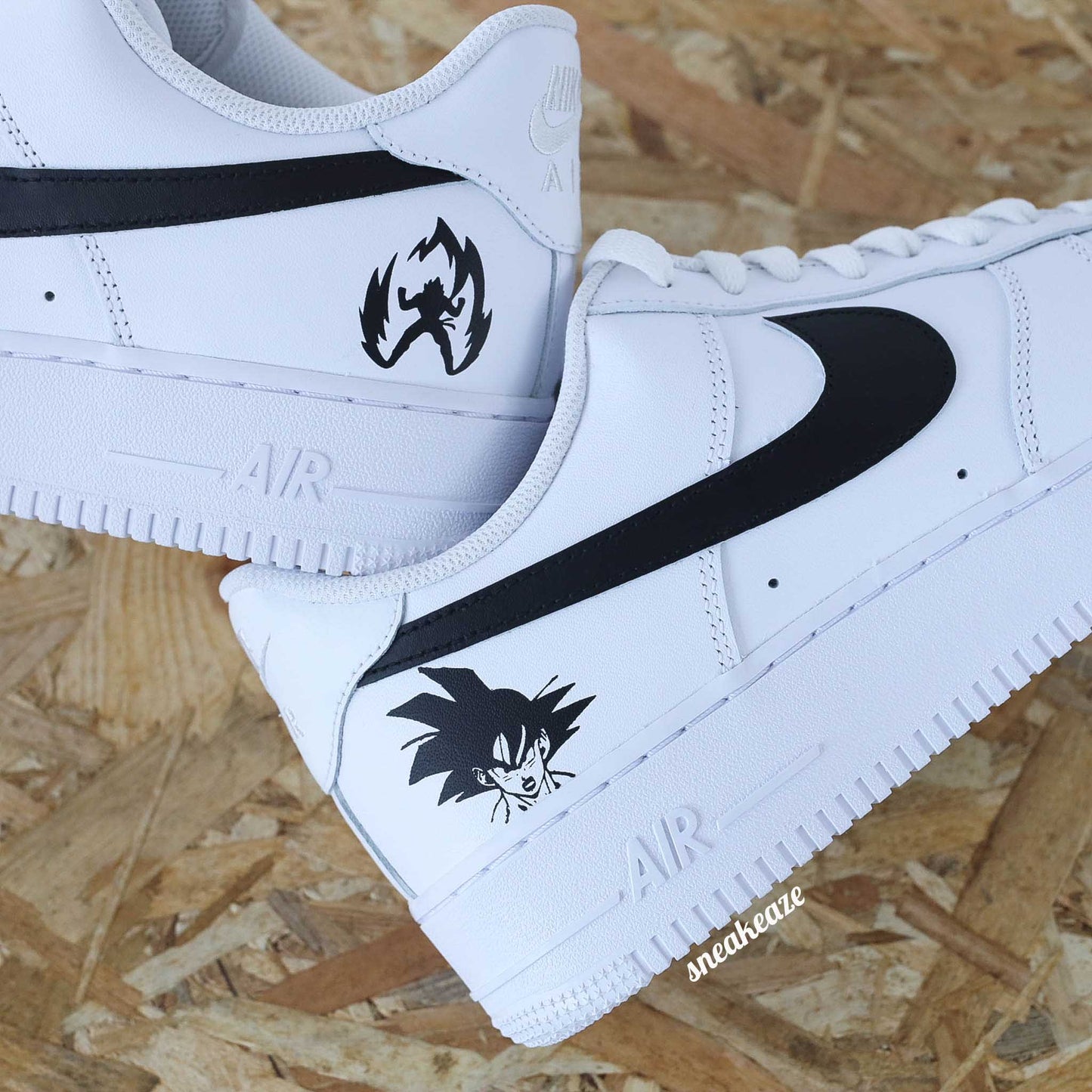 nike air force 1 custom dbz manga dragon ball z san goku af1 sneakers sneakeaze