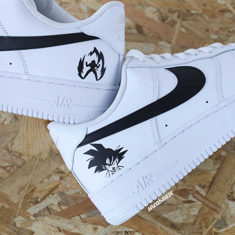 nike air force 1 custom dbz manga dragon ball z vegeta af1 sneakers sneakeaze