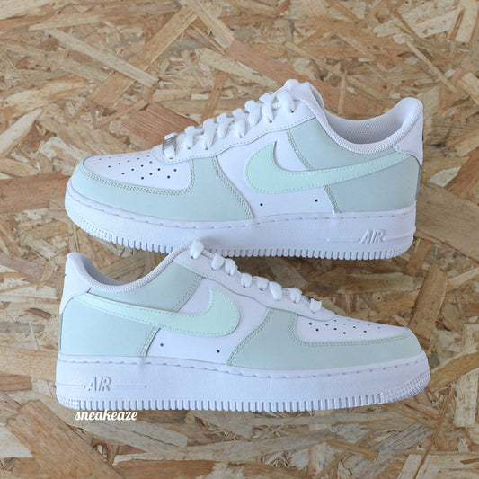 Pastel Green - Air Force 1 custom