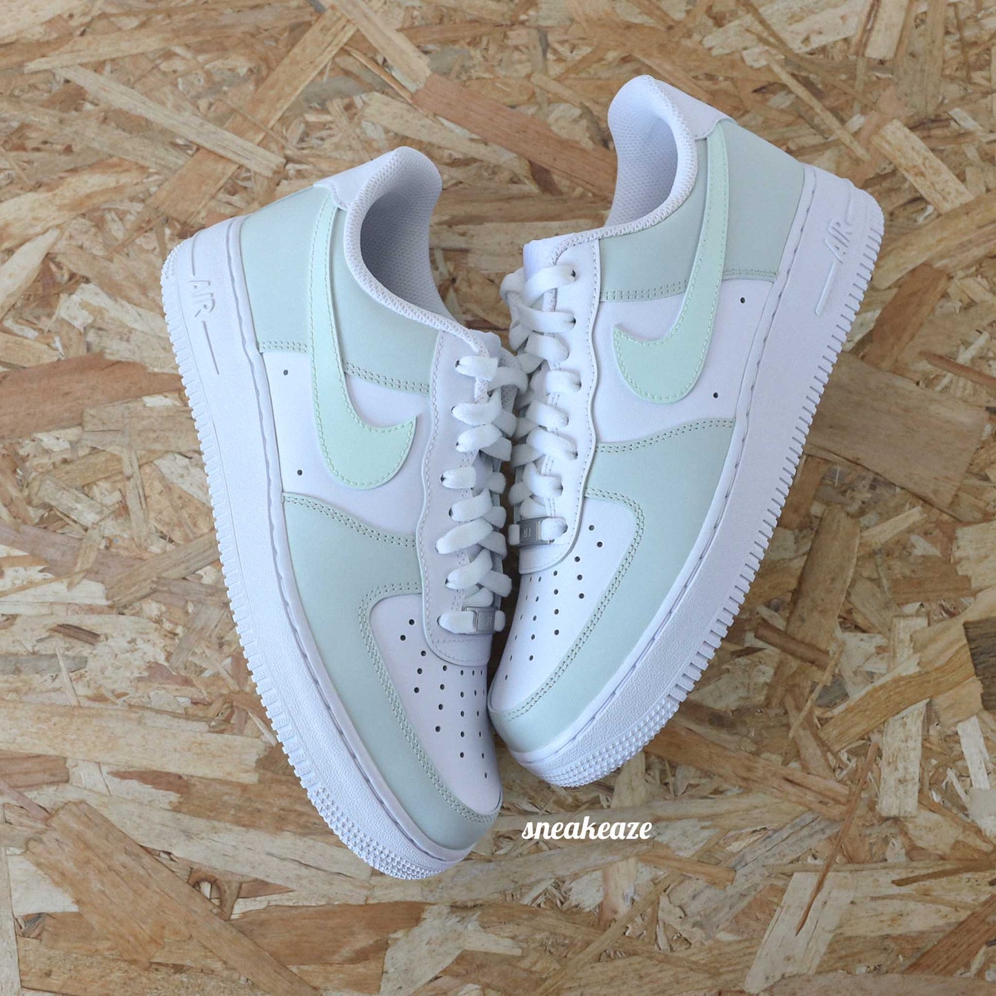 Pastel Green - Air Force 1 custom