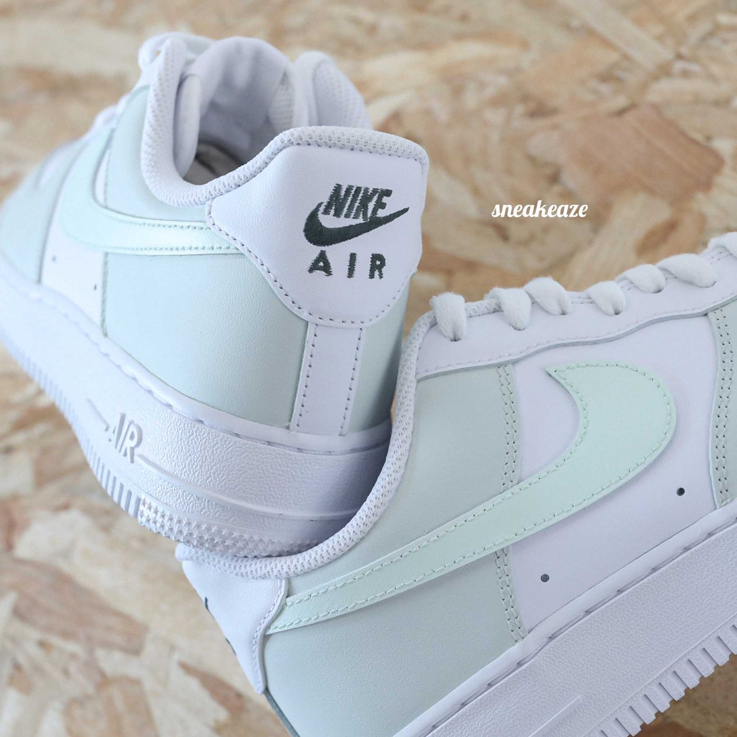 Pastel Green - Air Force 1 custom