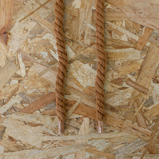 Lacets pour modèle nike air force 1 custom Rope Laces - gros lacets corde couleur marron