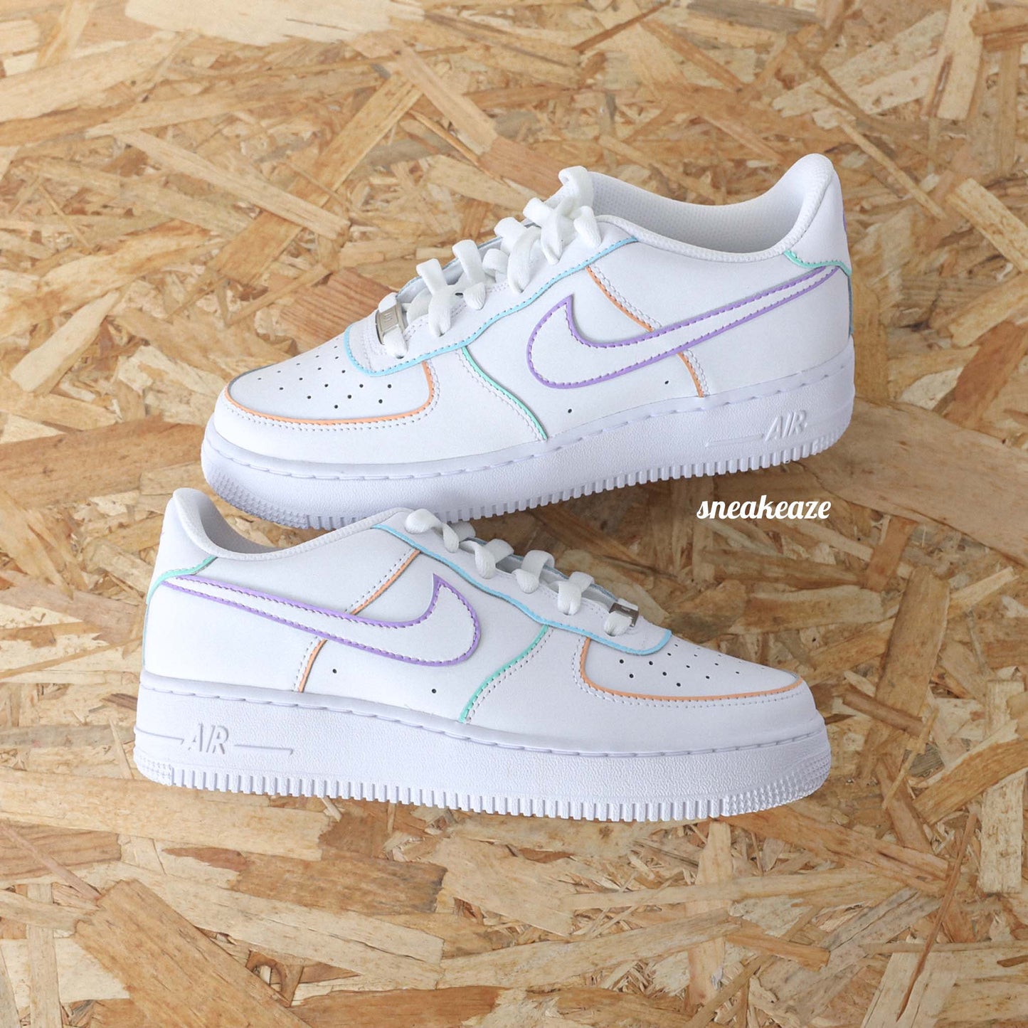 Outline - Air Force 1 custom - SNEAKEAZE CUSTOMS