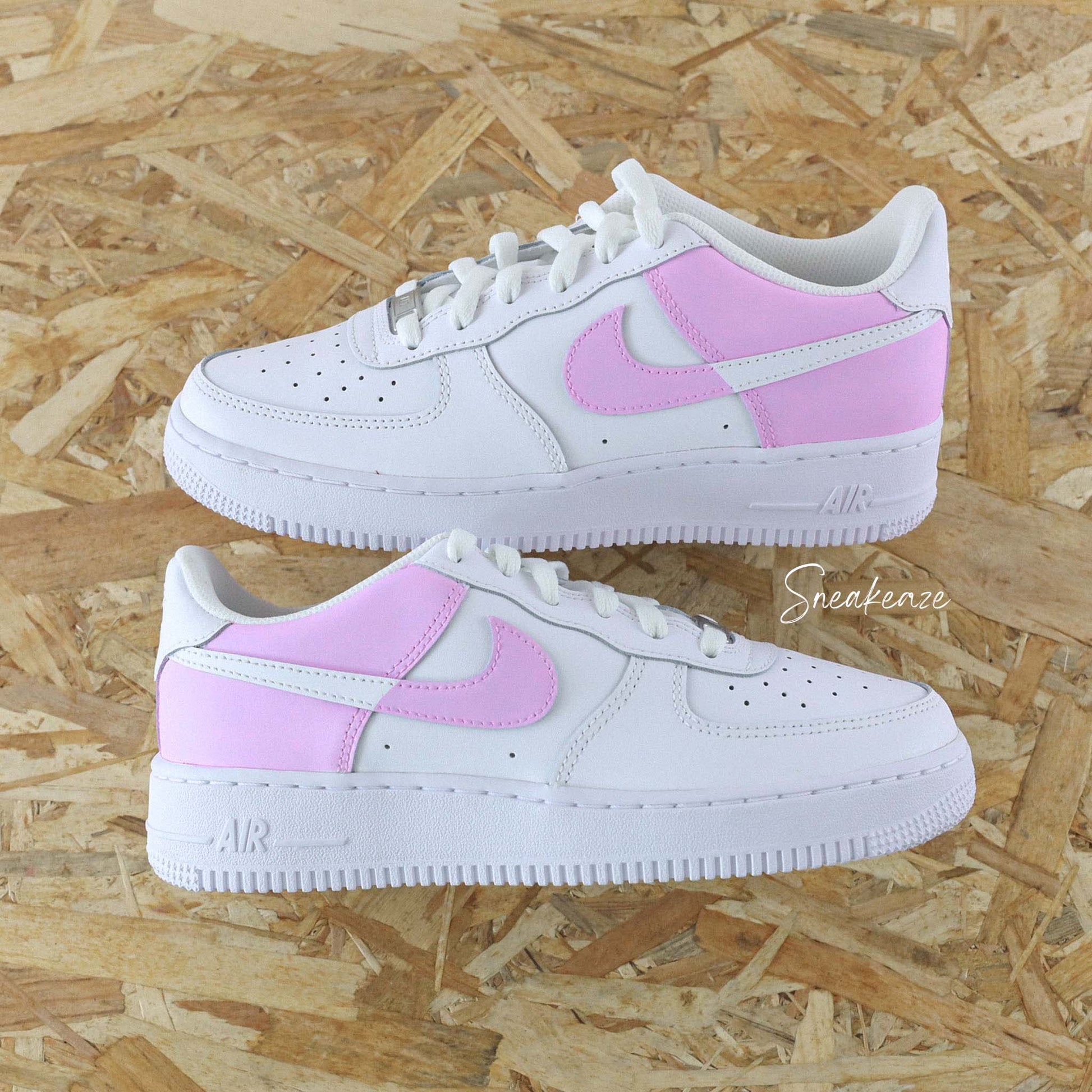 Reverse (couleur au choix) - Air Force 1 custom - SNEAKEAZE CUSTOMS