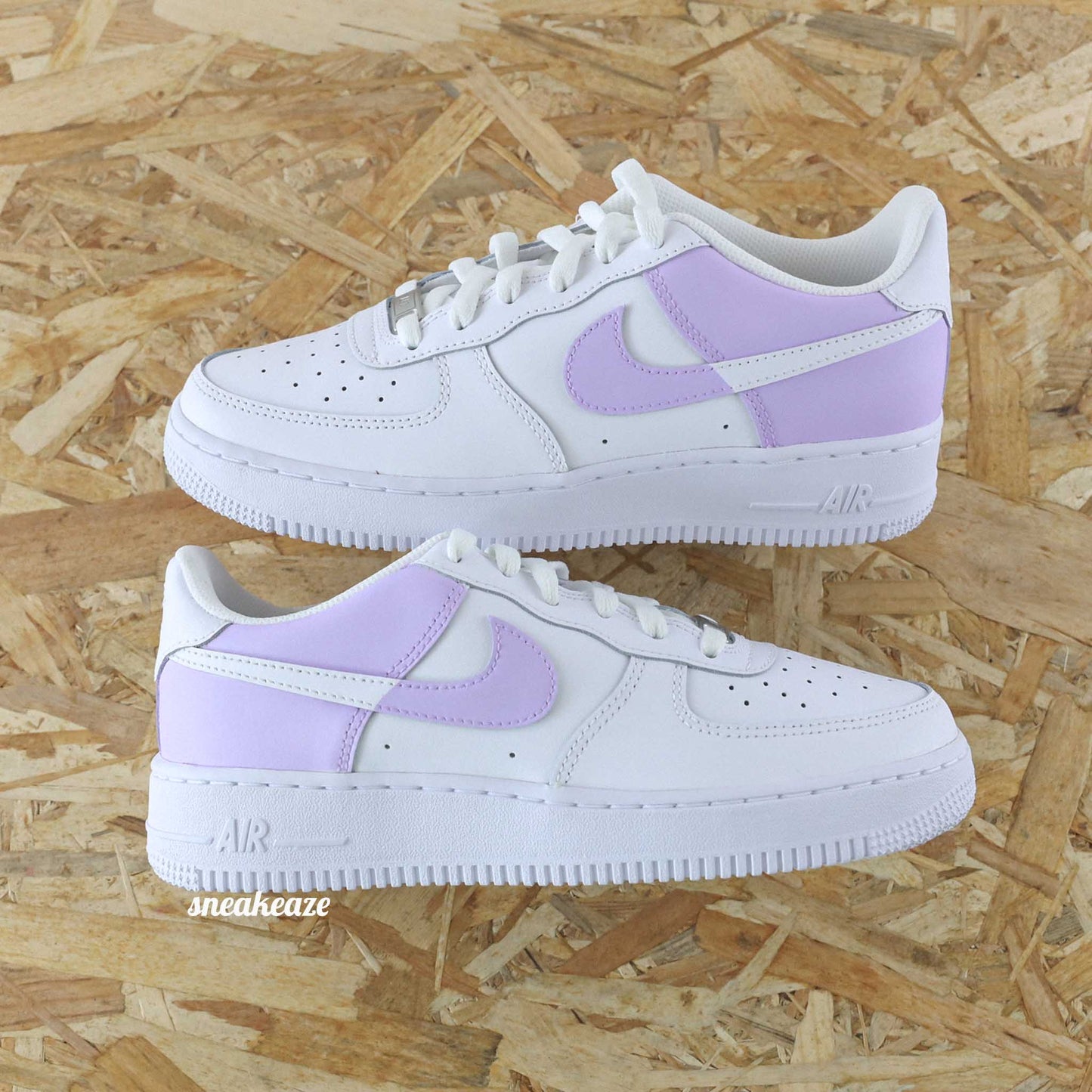 Reverse (couleur au choix) - Air Force 1 custom - SNEAKEAZE CUSTOMS