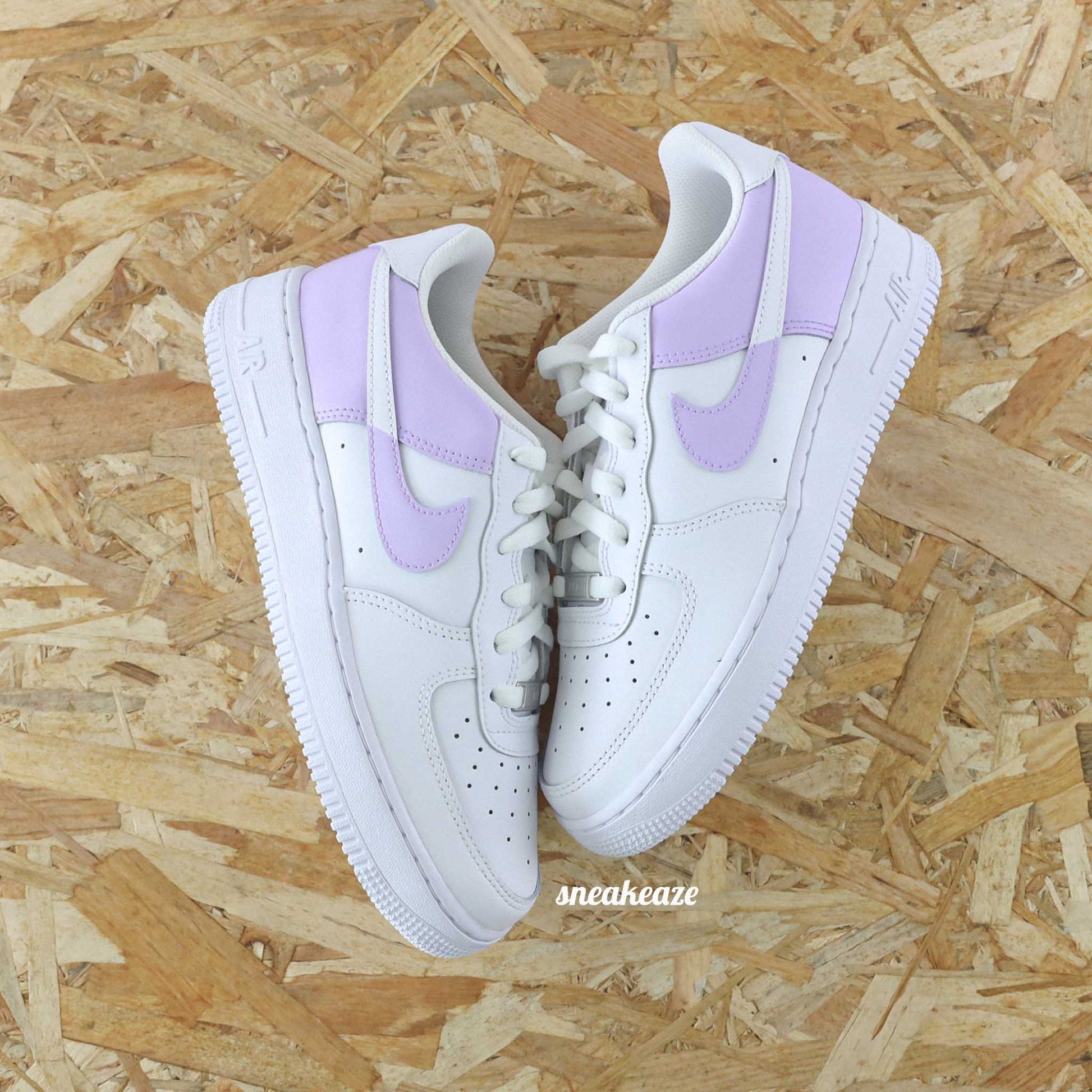 Baskets Air force 1 customs pastel reverse sneakeaze skz custom