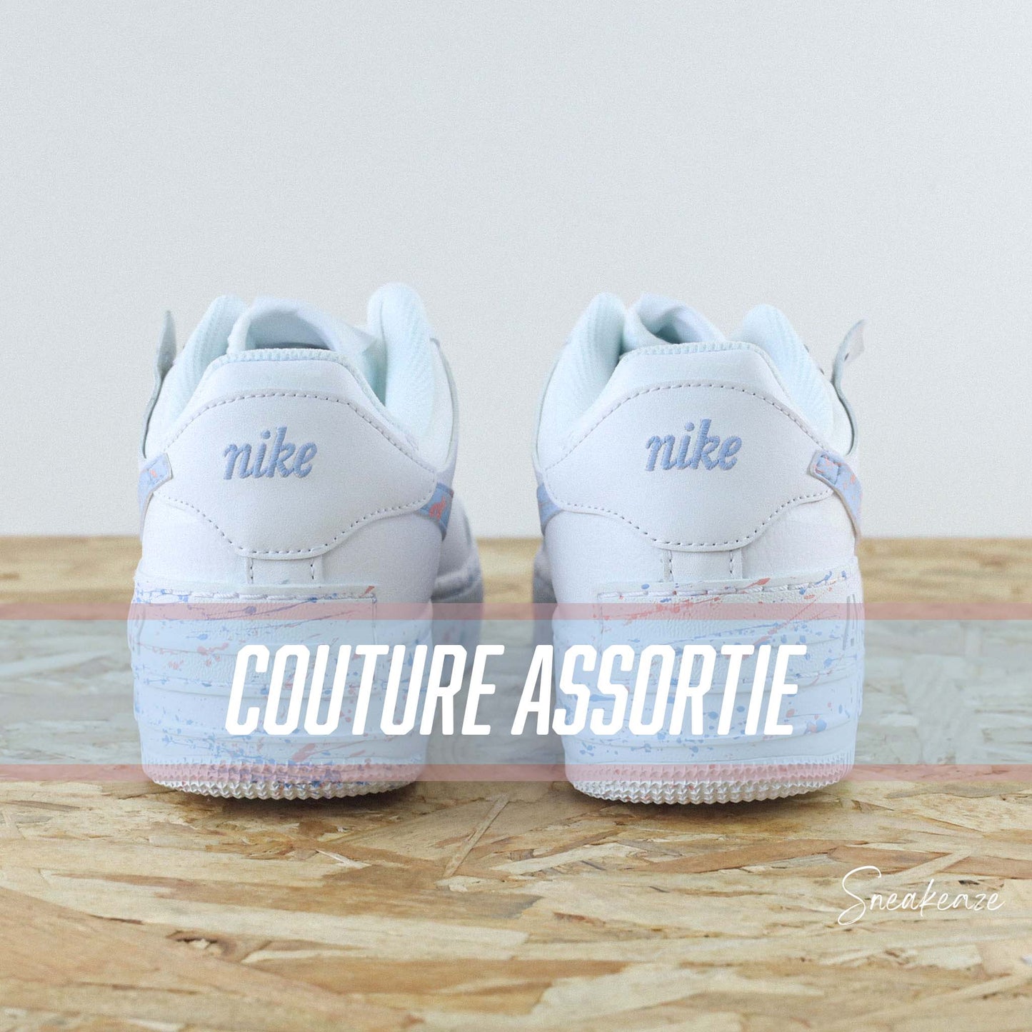Splash dégradé - Air Force 1 Shadow custom