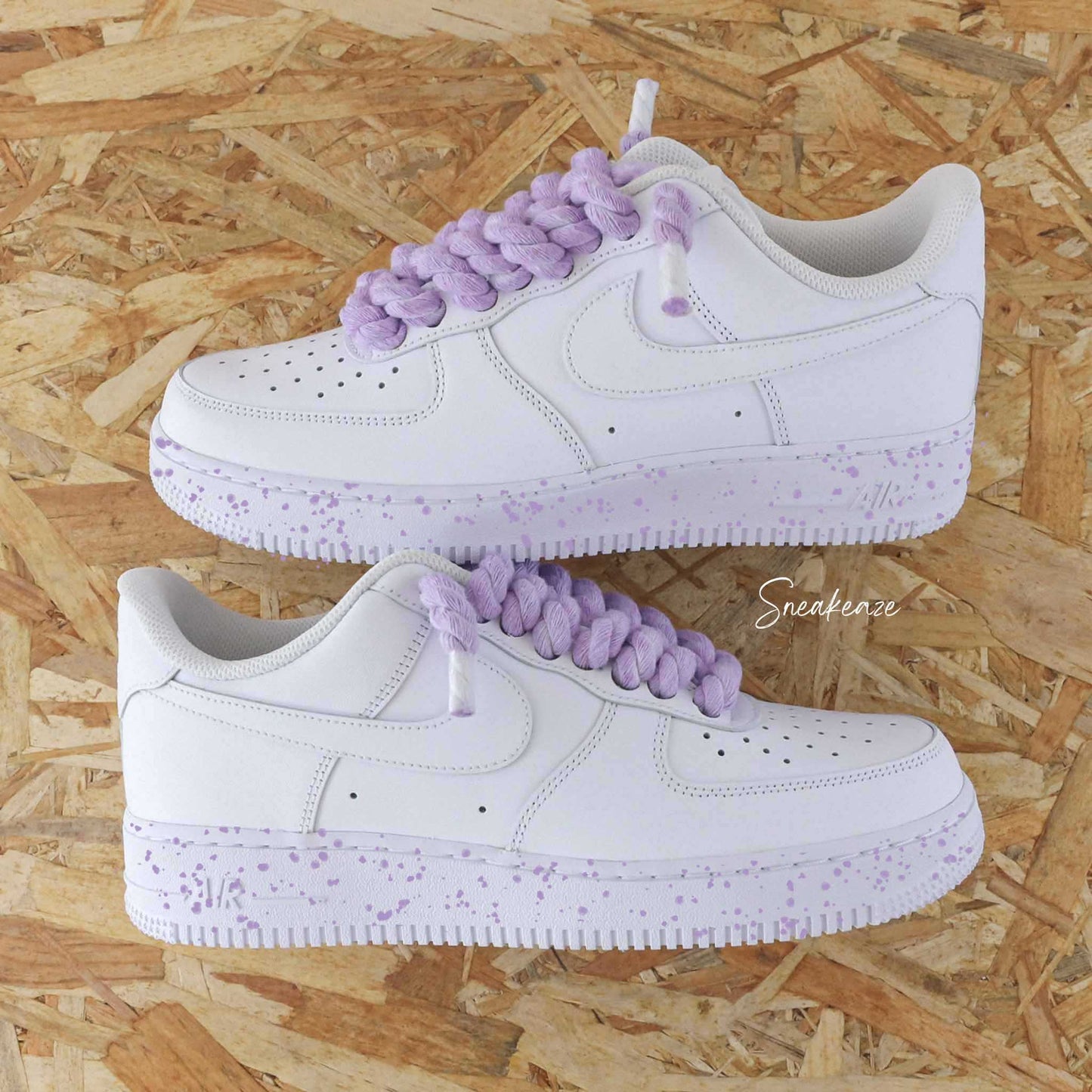 Rope Laces Splash (couleur au choix) - Air Force 1 custom