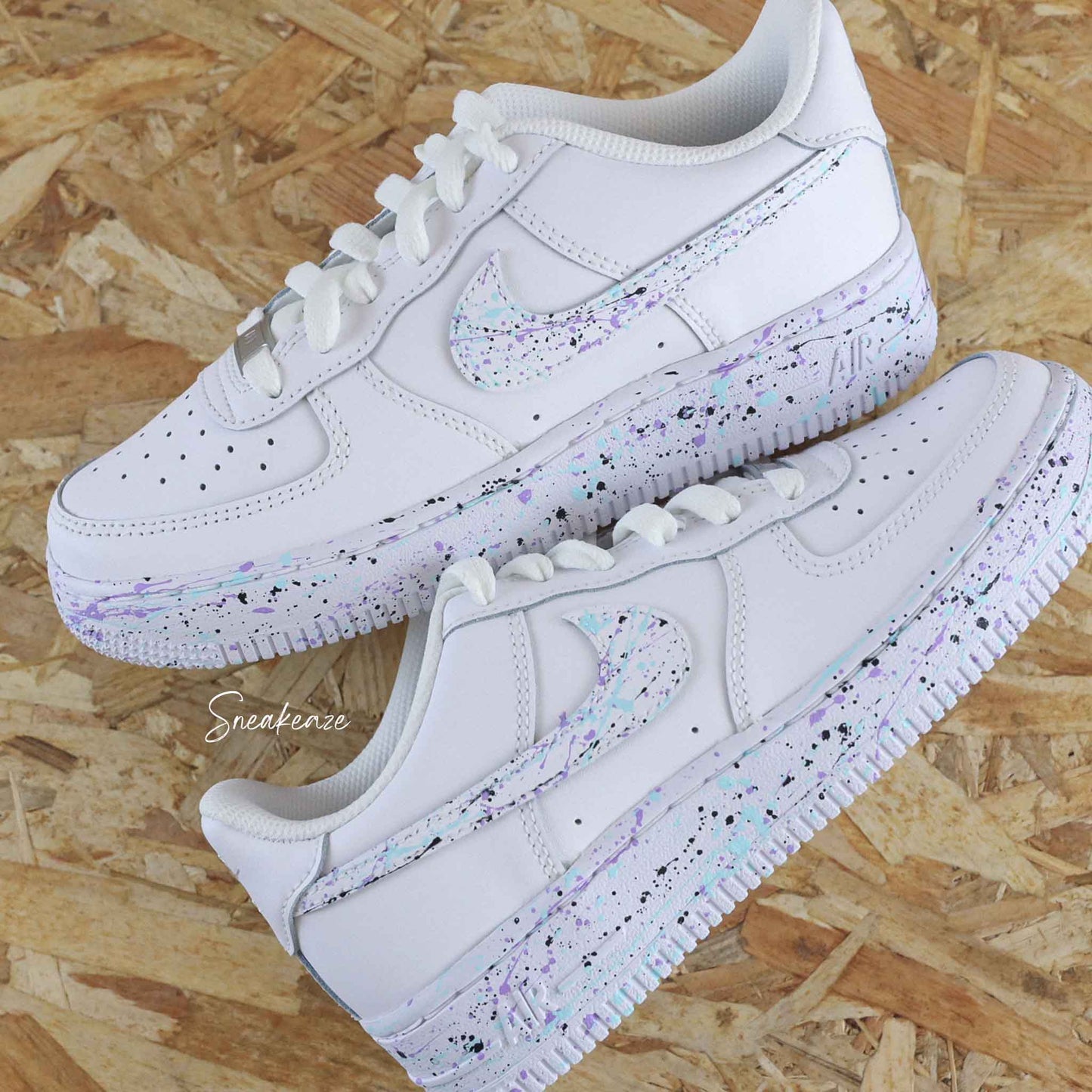 Splash - Air Force 1 custom - SNEAKEAZE CUSTOMS