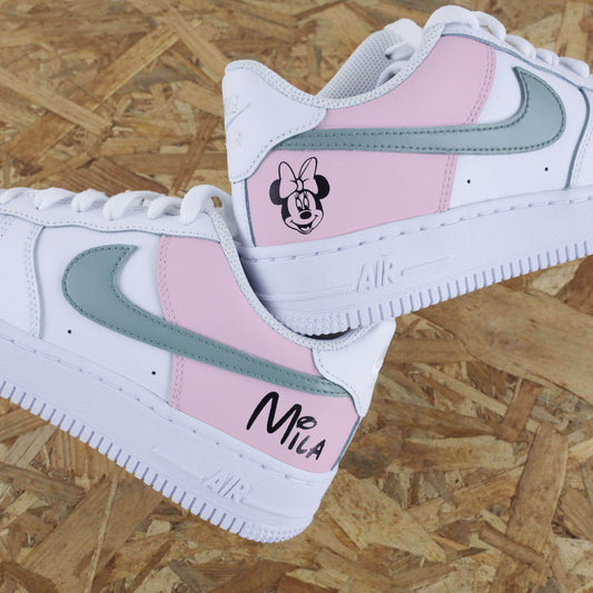 Minnie color block - Air Force 1 custom