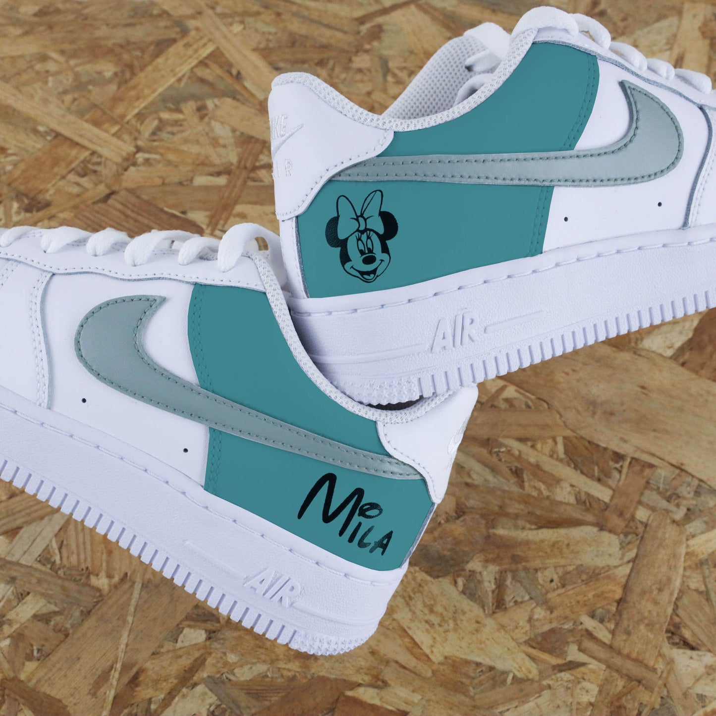 Minnie color block - Air Force 1 custom