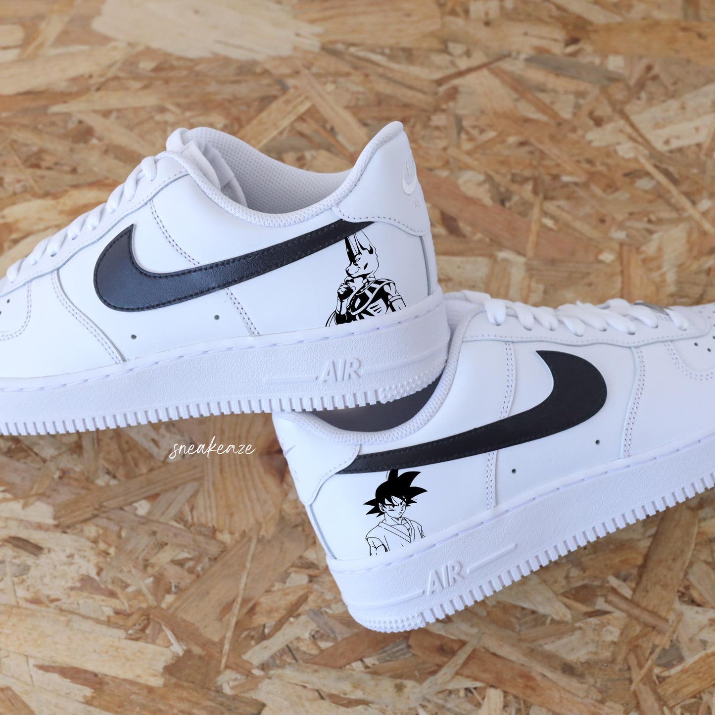 nike air force 1 custom dbz manga dragon ball z beerus af1 sneakers sneakeaze