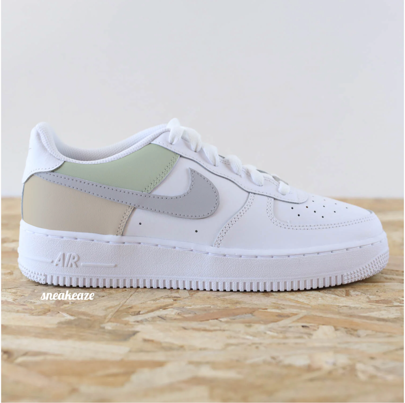 Nike Air Force 1 custom Color Block SNEAKEAZE CUSTOMS